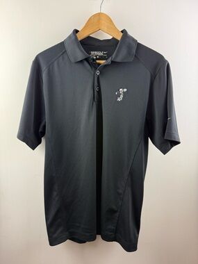 Nike Golf Disney Parks Mickey Mouse Tour Performance Dri-FIT Polo Small Black